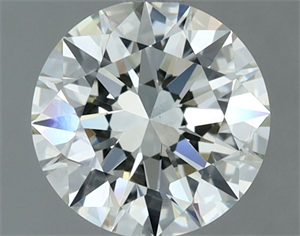 Picture of Natural Diamond 1.20 Carats, Round with Excellent Cut, L Color, SI2 Clarity and Certified by GIA