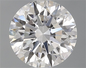 Picture of Lab Grown Diamond 1.10 Carats, Round with Excellent Cut, D Color, VS2 Clarity and Certified by GIA