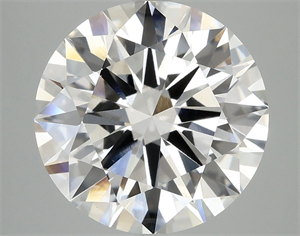 Picture of Lab Grown Diamond 6.20 Carats, Round with Ideal Cut, E Color, VS1 Clarity and Certified by IGI