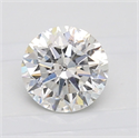 Natural Diamond 0.90 Carats, Round with Very Good Cut, F Color, I1 Clarity and Certified by GIA