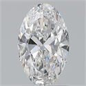 Diamante Natural 0.90 quilates, Ovalado , Color E, claridad VS1 y certificado GIA