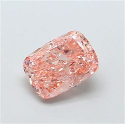 Picture of Lab Grown Diamond 1.59 Carats, CUSHION MODIFIED with  Cut, Fancy Intense Pink Color, VS1 Clarity and Certified by IGI
