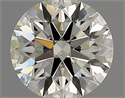 Natural Diamond 0.74 Carats, Round with Excellent Cut, J Color, VS1 Clarity and Certified by IGI