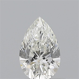 Picture of Natural Diamond 0.50 Carats, Pear with  Cut, I Color, VVS1 Clarity and Certified by GIA