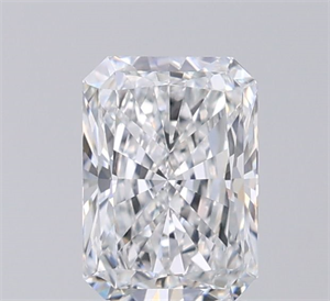 Picture of Natural Diamond 1.21 Carats, Radiant with  Cut, E Color, VVS1 Clarity and Certified by GIA