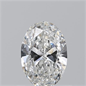Diamante Natural 0.55 quilates, Ovalado , Color F, claridad IF y certificado GIA