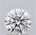 Lab Grown Diamond 1.01 Carats, Round with Excellent Cut, D Color, VVS1 Clarity and Certified by IGI