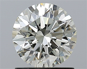 Picture of Natural Diamond 1.04 Carats, Round with Excellent Cut, L Color, VS1 Clarity and Certified by GIA