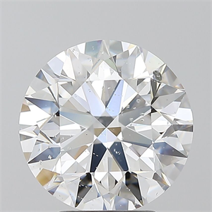 Foto Diamante Natural 3.50 quilates, Redondo , Color D, claridad SI2 y certificado GIA de