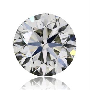 Picture of Natural Diamond 0.90 Carats, Round with Very Good Cut, K Color, VS2 Clarity and Certified by GIA