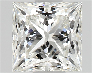 Foto Diamante Natural 0.54 quilates, Princesa , Color H, claridad VVS1 y certificado GIA de