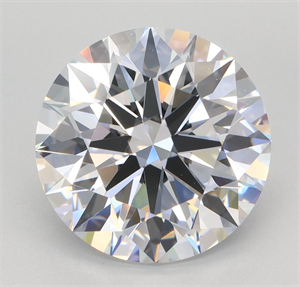 Picture of Lab Grown Diamond 4.00 Carats, Round with Ideal Cut, E Color, VS1 Clarity and Certified by IGI
