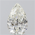 Natural Diamond 1.03 Carats, Pear with  Cut, H Color, VS1 Clarity and Certified by IGI