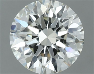 Picture of Natural Diamond 0.70 Carats, Round with Excellent Cut, I Color, VVS2 Clarity and Certified by IGI