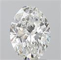 Natural Diamond 1.50 Carats, Oval with  Cut, G Color, SI2 Clarity and Certified by GIA