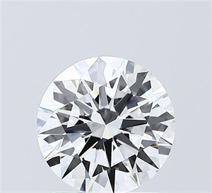 Picture of Lab Grown Diamond 1.50 Carats, Round with Ideal Cut, D Color, VVS2 Clarity and Certified by IGI