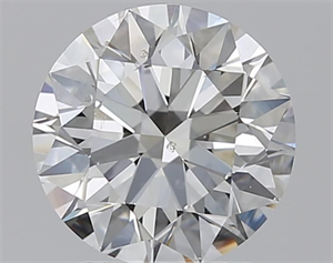 Picture of Natural Diamond 1.72 Carats, Round with Excellent Cut, I Color, SI1 Clarity and Certified by GIA