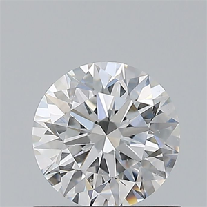 Picture of Natural Diamond 0.73 Carats, Round with Excellent Cut, E Color, SI1 Clarity and Certified by GIA