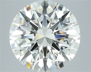Picture of Natural Diamond 3.02 Carats, Round with Excellent Cut, J Color, VS1 Clarity and Certified by GIA