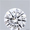 Lab Grown Diamond 1.05 Carats, Round with Ideal Cut, D Color, VVS2 Clarity and Certified by IGI