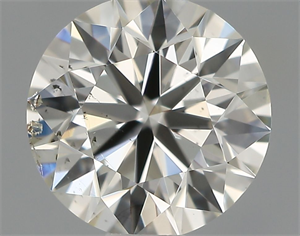 Picture of Natural Diamond 0.70 Carats, Round with Excellent Cut, H Color, SI1 Clarity and Certified by IGI