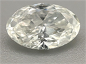 Natural Diamond 1.00 Carats, Oval with  Cut, H Color, VVS1 Clarity and Certified by GIA