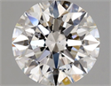 Natural Diamond 1.00 Carats, Round with Excellent Cut, H Color, SI2 Clarity and Certified by GIA
