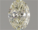 Diamante Natural 0.71 quilates, Ovalado , Color L, claridad VVS2 y certificado GIA