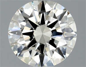 Picture of Natural Diamond 0.52 Carats, Round with Excellent Cut, J Color, SI1 Clarity and Certified by GIA