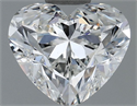 Natural Diamond 1.40 Carats, Heart with  Cut, G Color, VS1 Clarity and Certified by GIA