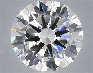 Picture of Lab Grown Diamond 6.06 Carats, Round with Excellent Cut, E Color, VVS2 Clarity and Certified by IGI