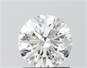 Del inventario de diamantes de laboratorio, 1.04 quilates, Redondo , Color D, claridad VVS2 y certificado IGI