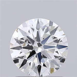 Picture of Lab Grown Diamond 1.08 Carats, Round with Ideal Cut, D Color, VVS2 Clarity and Certified by IGI
