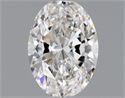 Diamante Natural 0.52 quilates, Ovalado , Color E, claridad VVS2 y certificado GIA