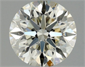 Diamante Natural 0.75 quilates, Redondo , Color J, claridad VVS2 y certificado GIA