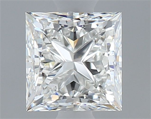 Picture of Natural Diamond 0.70 Carats, Princess with  Cut, H Color, VVS1 Clarity and Certified by GIA