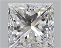 Diamante Natural 0.70 quilates, Princesa , Color D, claridad VVS1 y certificado GIA