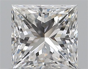 Foto Diamante Natural 0.70 quilates, Princesa , Color D, claridad VVS1 y certificado GIA de