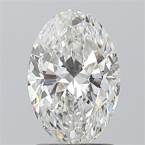 Picture of Natural Diamond 1.50 Carats, Oval with  Cut, E Color, SI1 Clarity and Certified by GIA