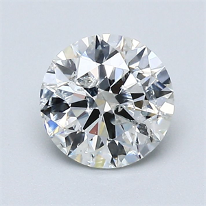 Foto Diamante Natural 1.03 quilates, Redondo , Color G, claridad I1 y certificado GIA de