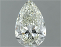 Diamante Natural 0.71 quilates, De pera , Color K, claridad IF y certificado IGI