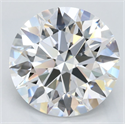 Del inventario de diamantes de laboratorio, 3.15 quilates, Redondo , Color D, claridad VVS1 y certificado GIA