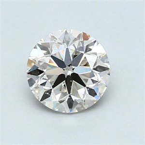 Foto Diamante Natural 0.90 quilates, Redondo , Color I, claridad SI1 y certificado GIA de