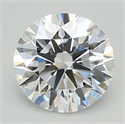 Del inventario de diamantes de laboratorio, 2.43 quilates, Redondo , Color D, claridad VVS1 y certificado IGI