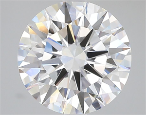 Picture of Lab Grown Diamond 4.06 Carats, Round with Ideal Cut, D Color, VVS2 Clarity and Certified by IGI