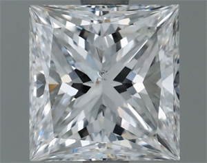 Foto Diamante Natural 1.21 quilates, Princesa , Color F, claridad SI2 y certificado GIA de