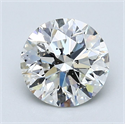 Diamante Natural 1.70 quilates, Redondo , Color I, claridad SI1 y certificado GIA