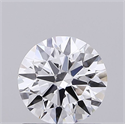 Del inventario de diamantes de laboratorio, 0.74 quilates, Redondo , Color D, claridad VVS2 y certificado IGI
