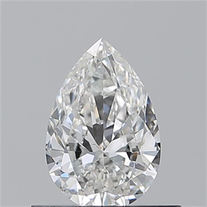 Picture of Natural Diamond 0.50 Carats, Pear with  Cut, F Color, VS1 Clarity and Certified by GIA