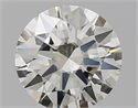 Diamante Natural 0.59 quilates, Redondo , Color K, claridad VVS2 y certificado GIA